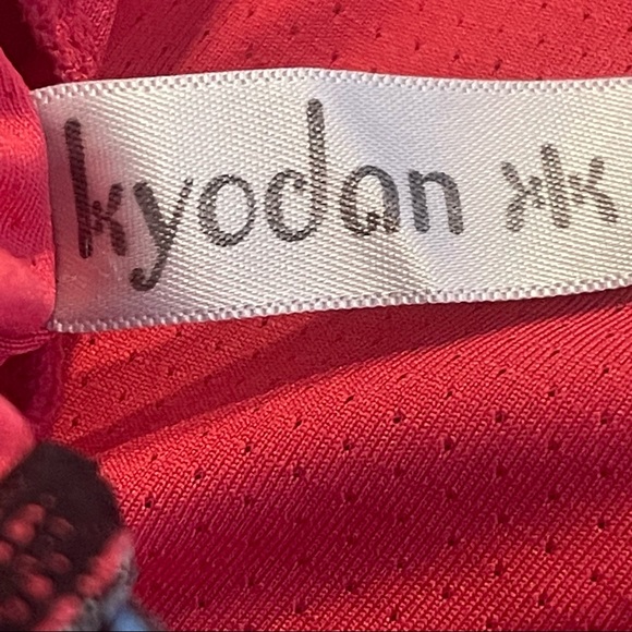 KYODAN Black Floral Print T-Back Sports Bra with Removable Padding Size S - Picture 8 of 10